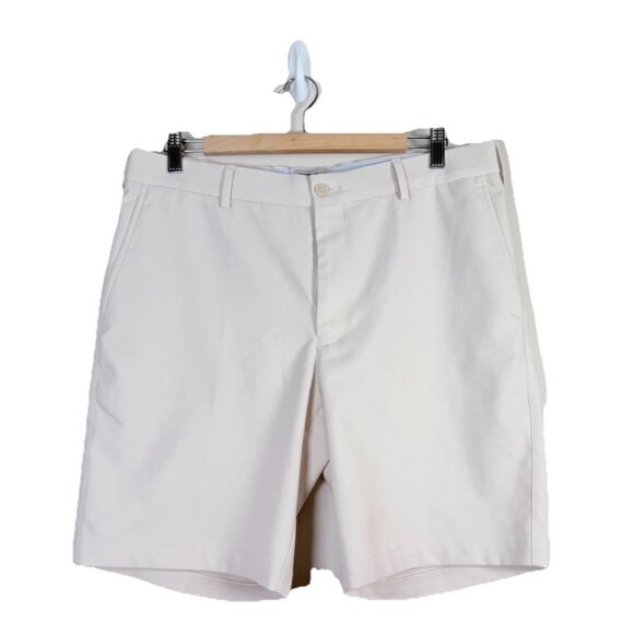 Peter Millar Shorts Khaki Tan Salem Performance Chino Men’s Size 34 Golf Classic - Picture 1 of 11